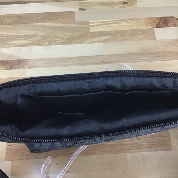 Reebok banana bag black grey travel bag ajustable strap one size floral - Picture 4 of 11